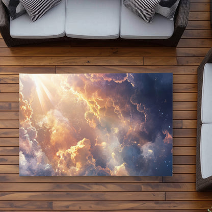 Piercing Light Outdoor Area Rug | Stylish Home Decor Accent