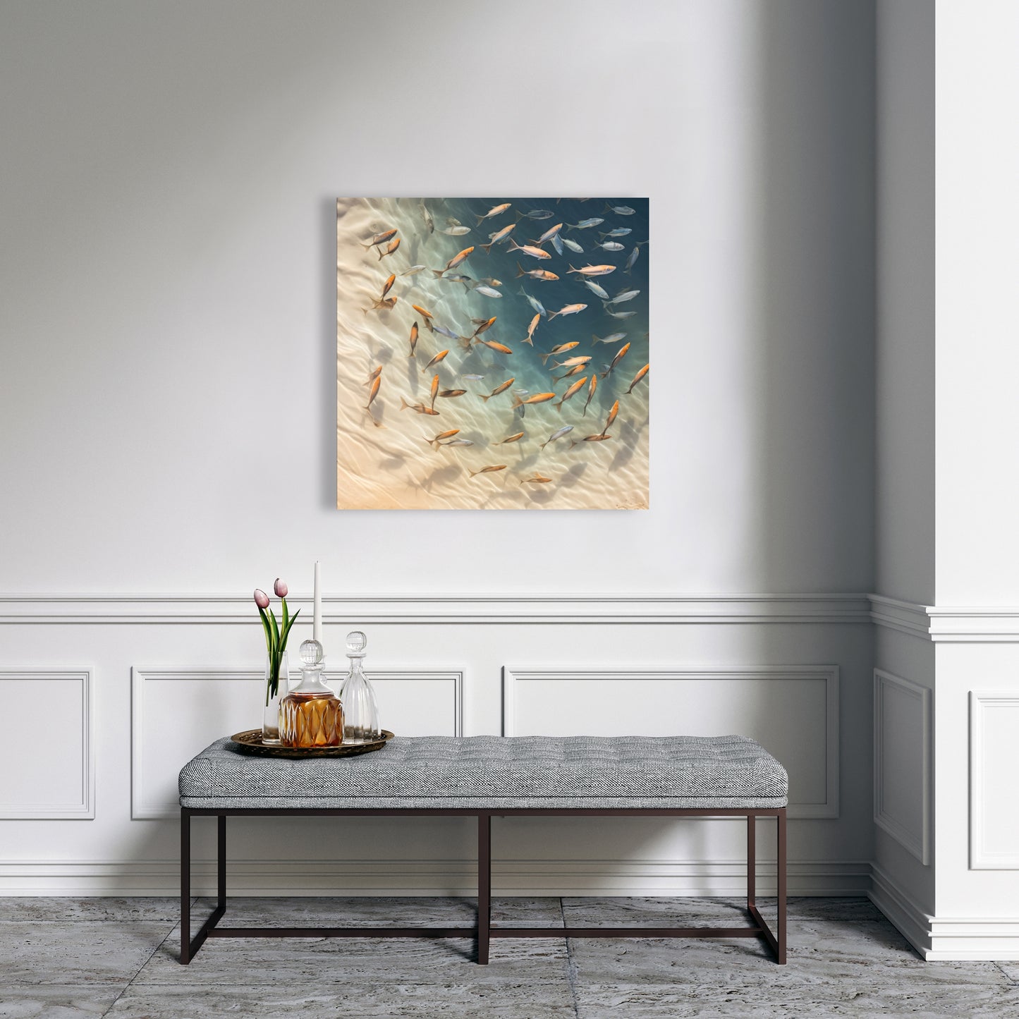 Away from the sand - 32"x32" Canvas