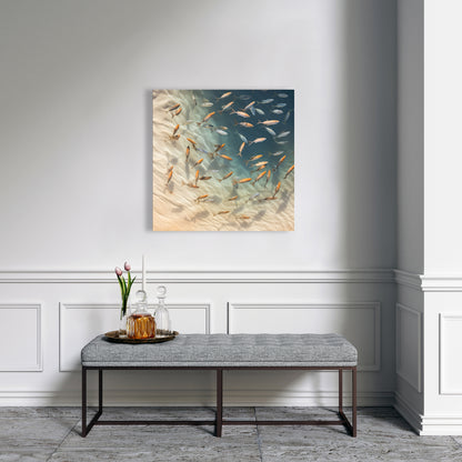 Away from the sand - 32"x32" Canvas