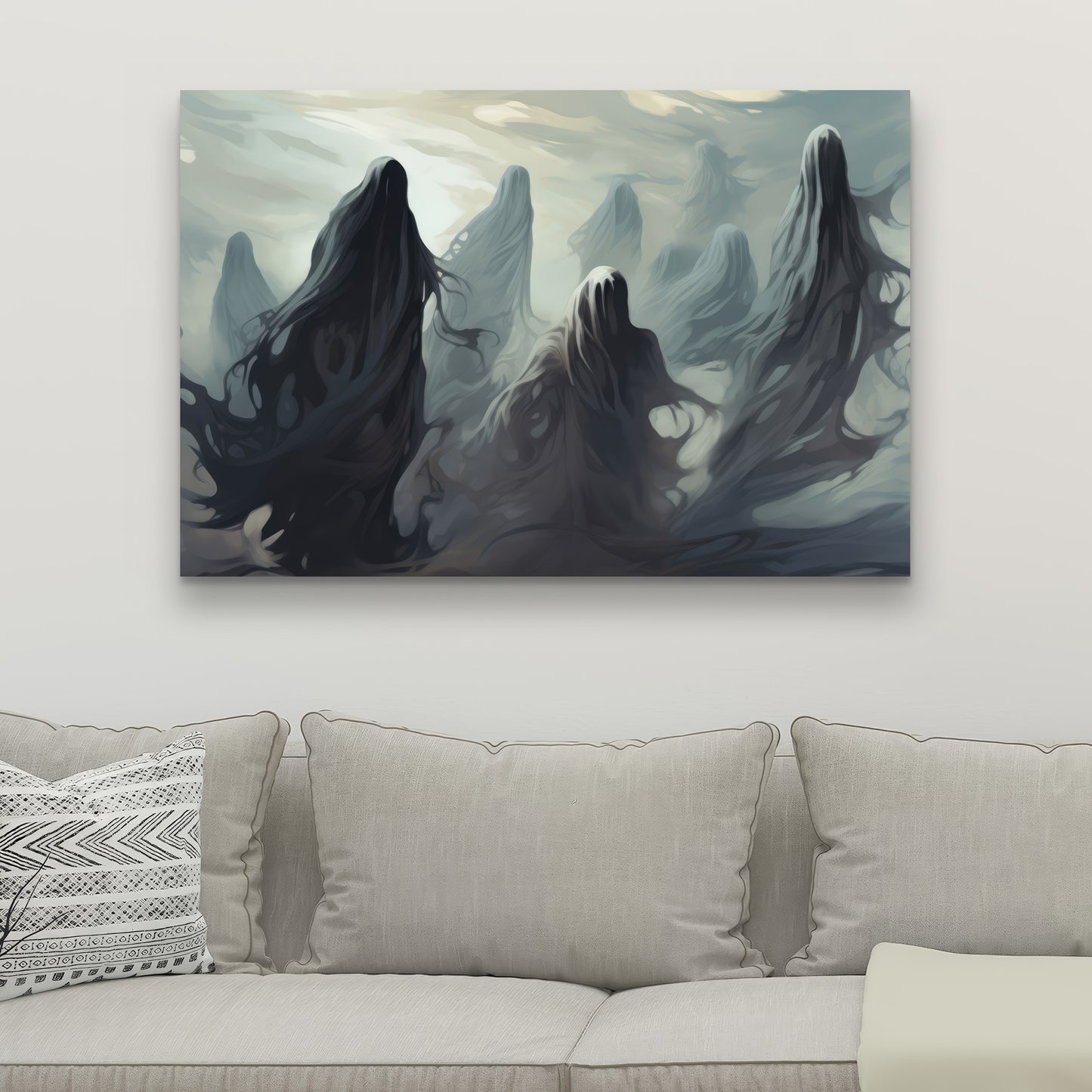 Searching for souls - 32"x32" Canvas