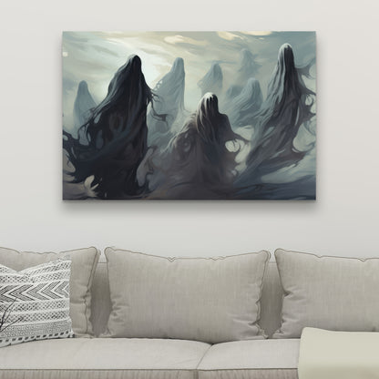 Searching for souls - 32"x32" Canvas