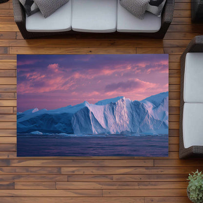 Iceberg au crépuscule - Tapis d'extérieur pour la décoration intérieure | Élégant