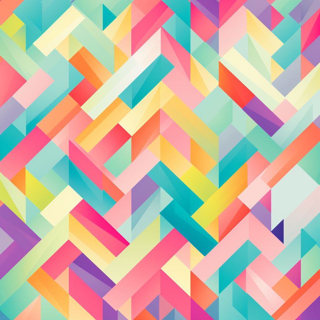 Stripe Harmony - Turquoise Canvas Wall Art for Home Decor