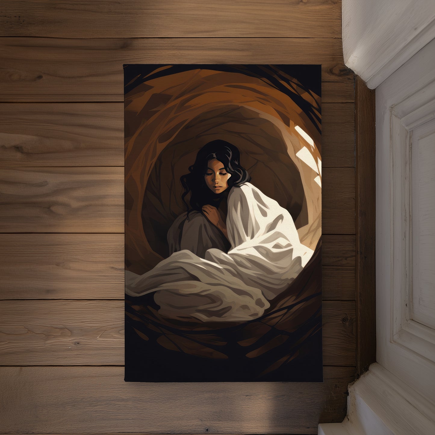 Warm Embrace Brown Indoor Outdoor Door Mat | Home Decor