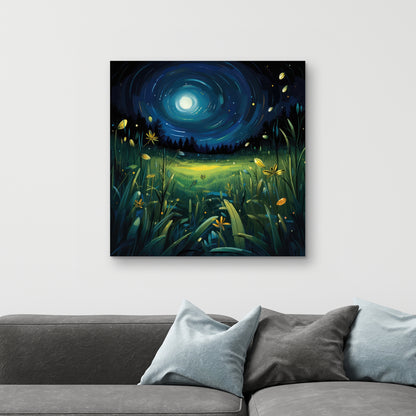 Between grass blades - 32"x32" Canvas