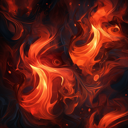 Fires of Heck Red Tablecloth - Indoor/Outdoor Home Decor