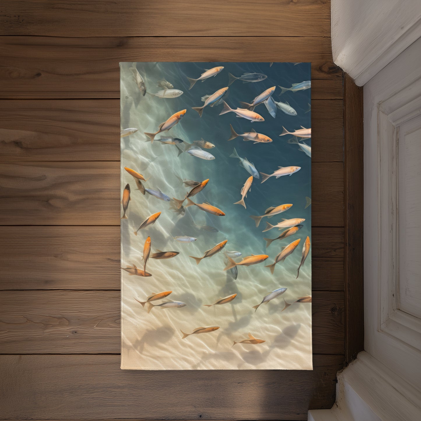 Away from the Sand Beige Indoor Outdoor Door Mat | Decor