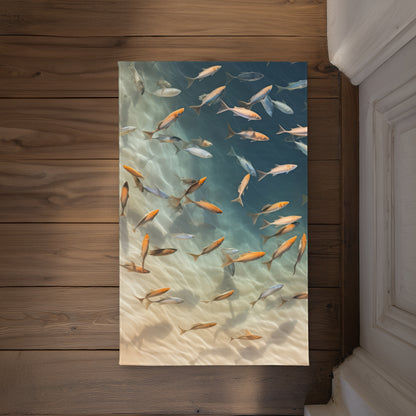 Away from the Sand Beige Indoor Outdoor Door Mat | Decor