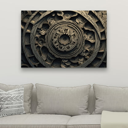 Cycles White Canvas | Elegant Home Decor for Any Room
