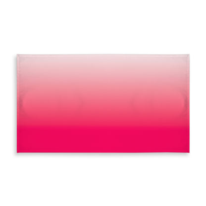 Delicate Magenta Gradient Tablecloth | Pink Indoor Outdoor Decor