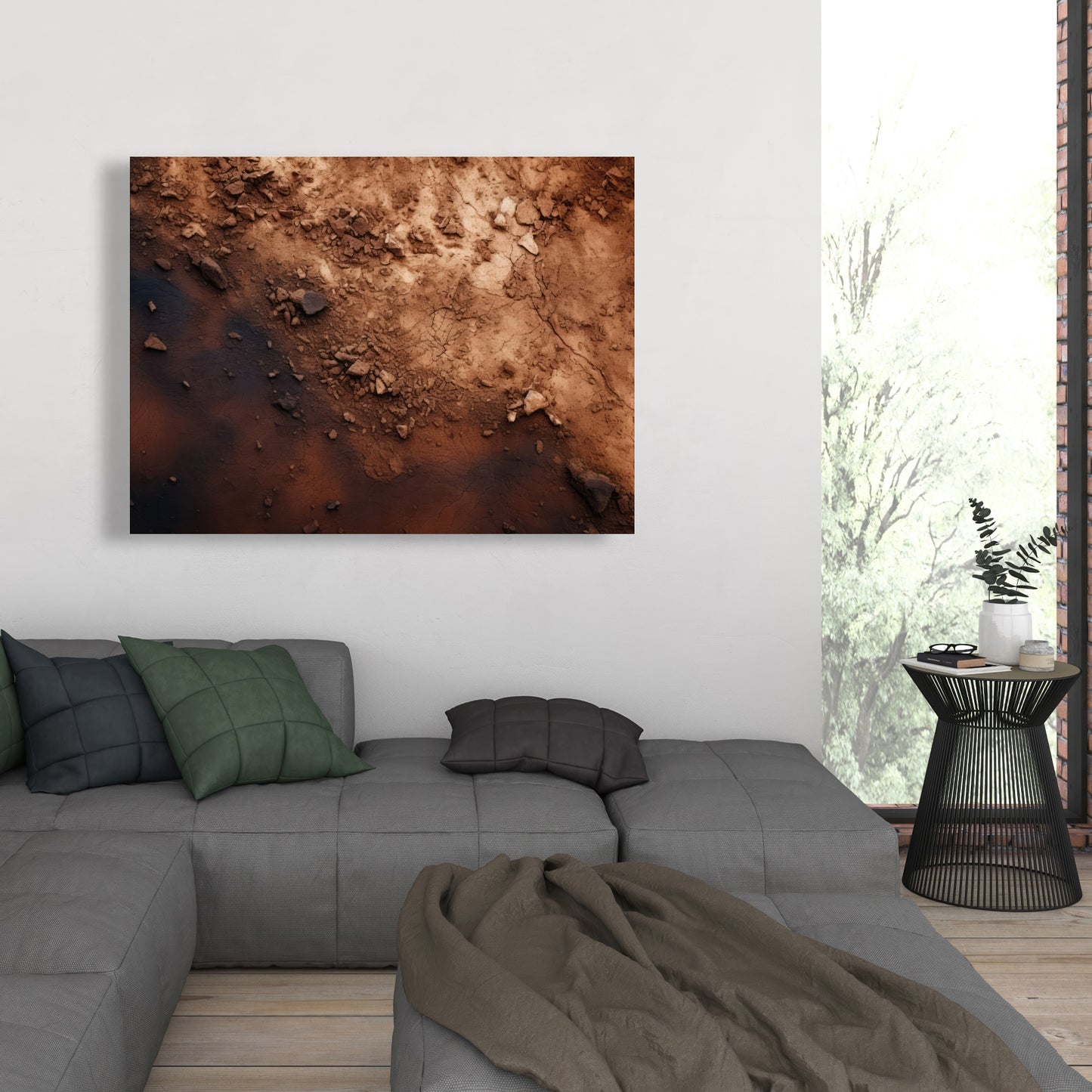 The Dark Patch - Black Canvas Art for Home Decor | Modern Style