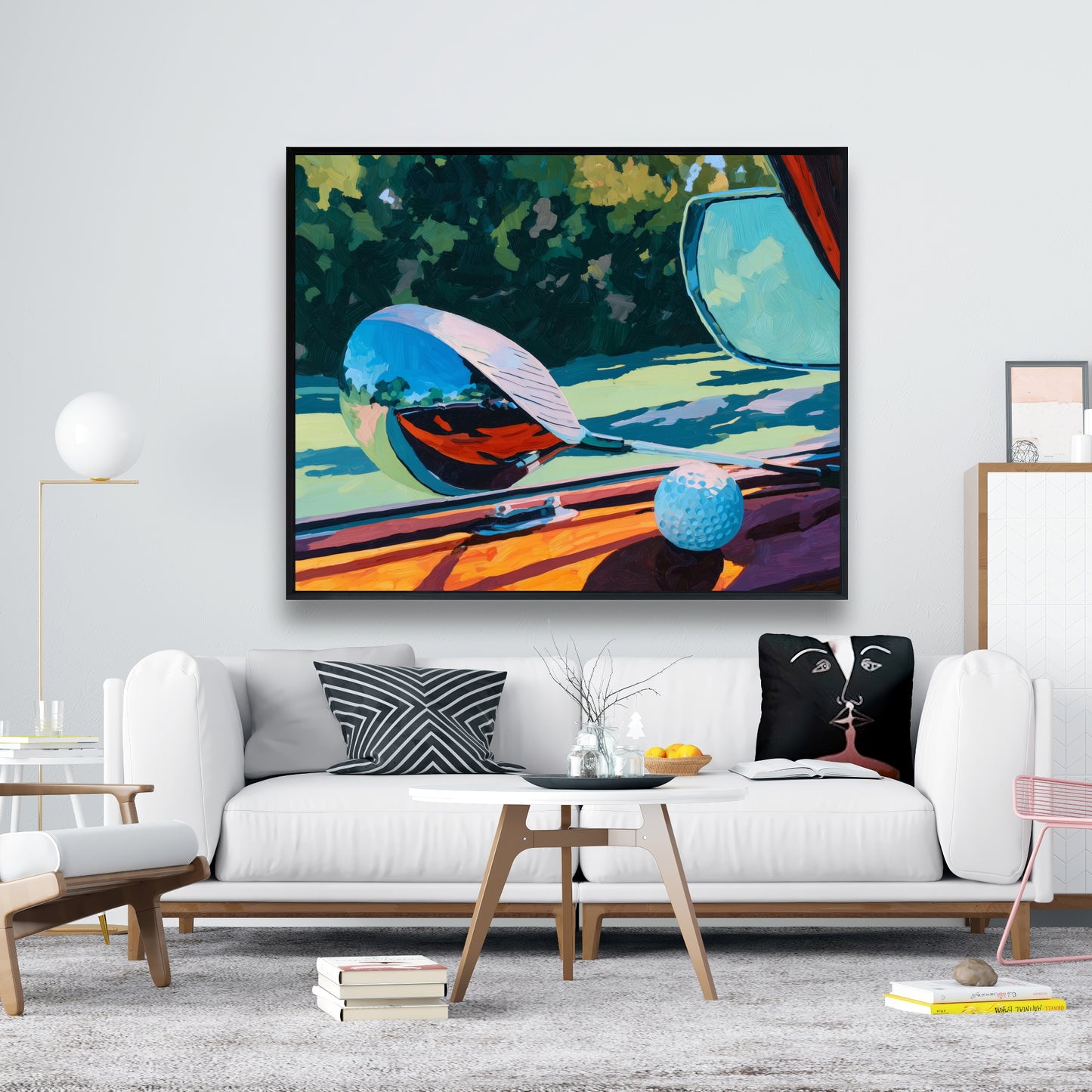 The Drive - Car Summer Framed Canvas for Home Decor | Art