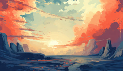 Finally Light Orange Indoor Outdoor Tablecloth