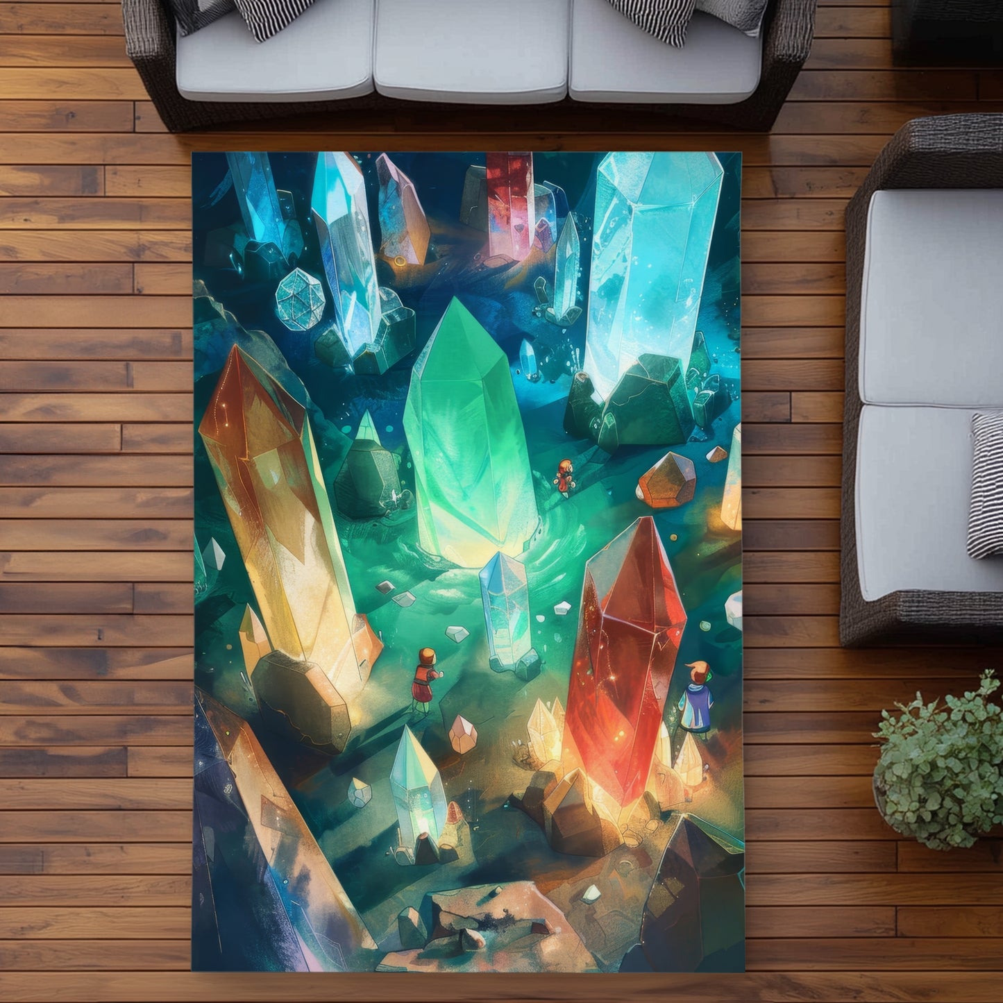 The Quest Turquoise Outdoor Area Rug | Home Decor Essentials