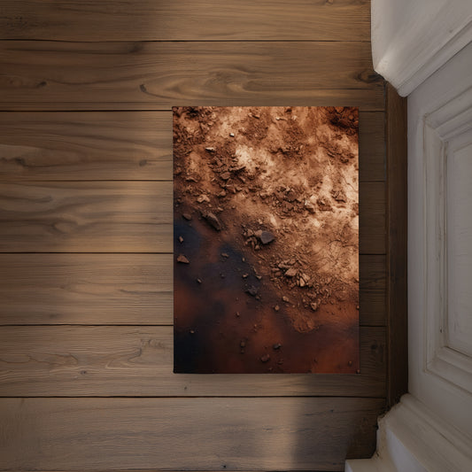 The Dark Patch - Black Indoor Outdoor Door Mat for Home Decor