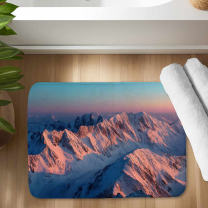 Sunny Peaks Blue Bath Mat | Stylish Home Decor Accent