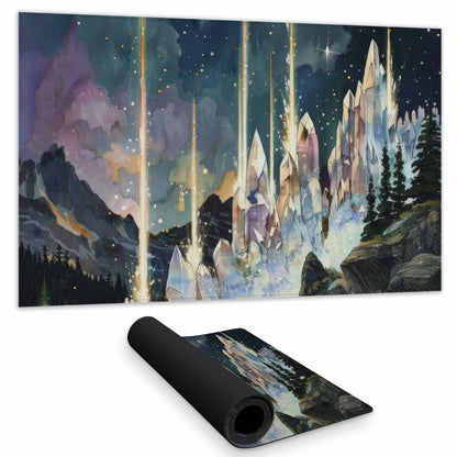 Magical Beams Gaming Mat | Stylish Home Decor Play Surface