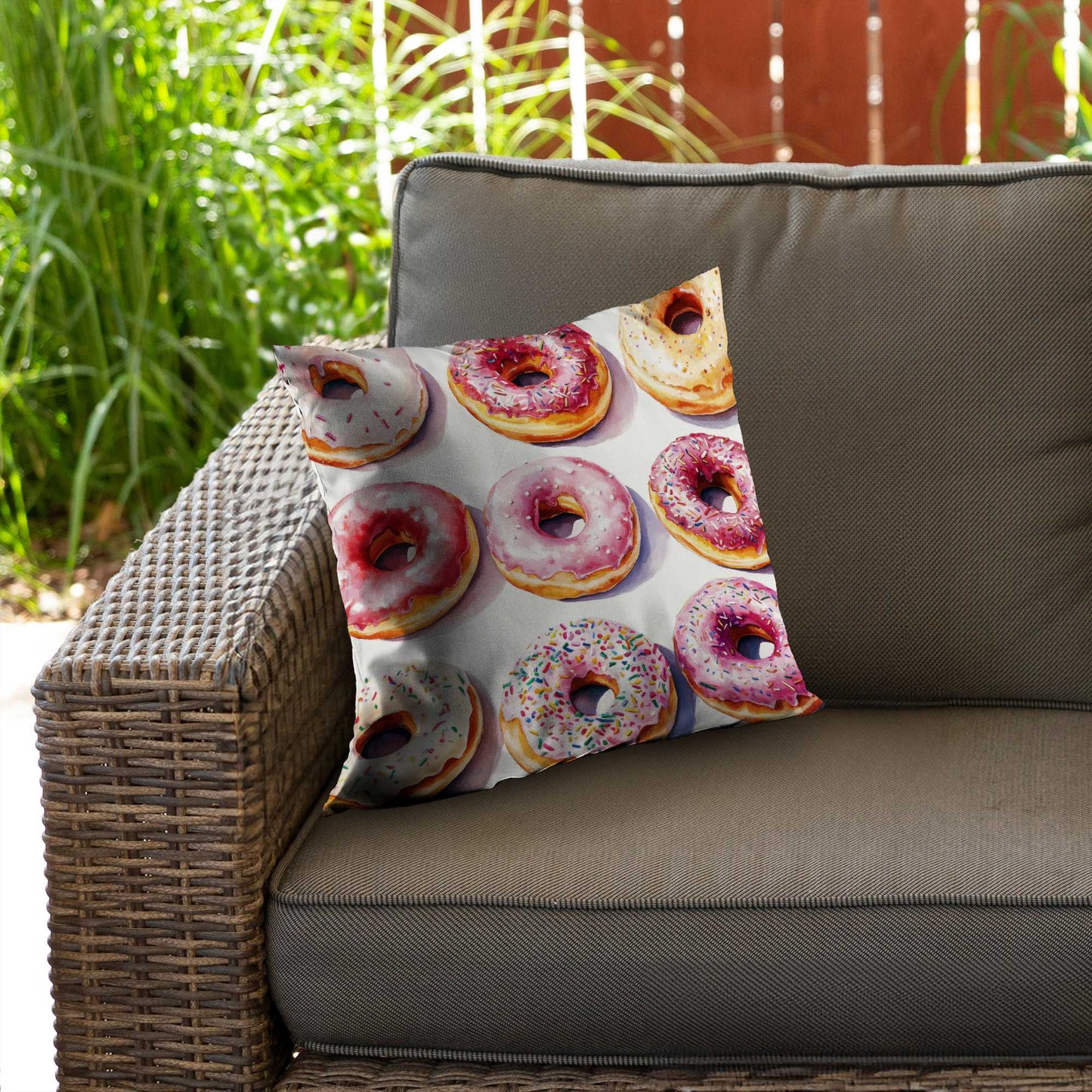 Yummy Poly Twill Throw Pillow - Stylish Home Decor Accent