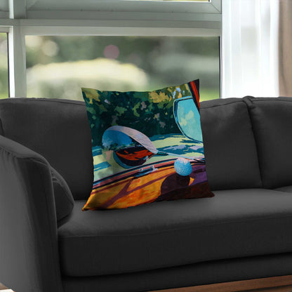 Coussin décoratif en sergé de polyester The Drive - Décoration intérieure élégante