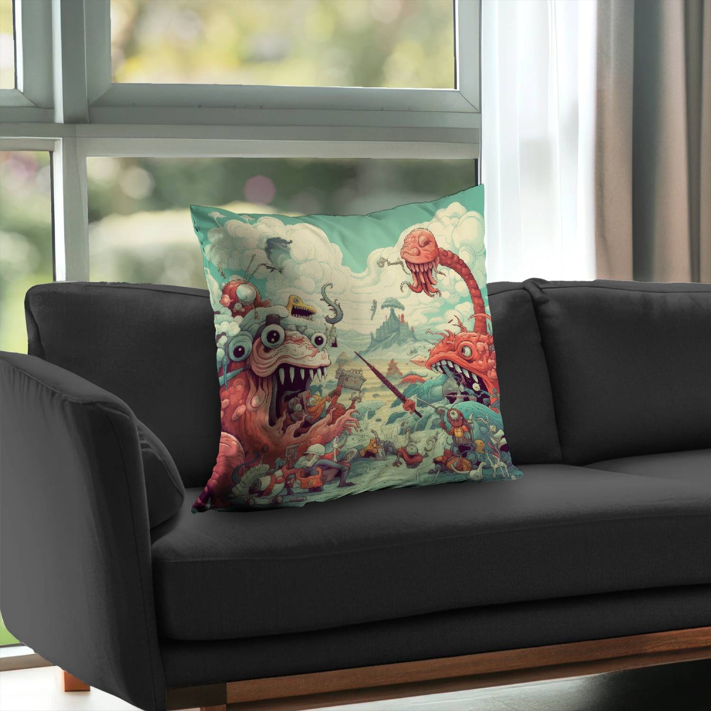 Day of reckoning - Throw pillow - Print on demand