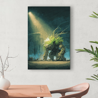 The golem - 24"x24" Canvas