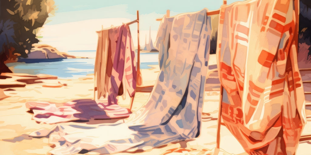 Warm Sands Blue Desk Mat - Stylish Home Decor Accessory