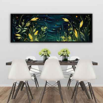 Lit plains - 36"x36" Framed canvas