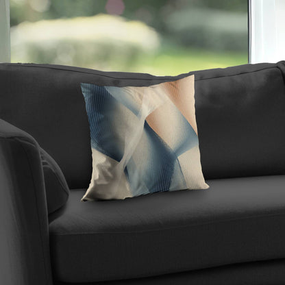 Coussin décoratif en sergé de polyester Heavenly Threads | Accessoire de décoration intérieure