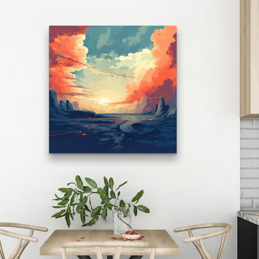 Finally light - 32"x32" Canvas