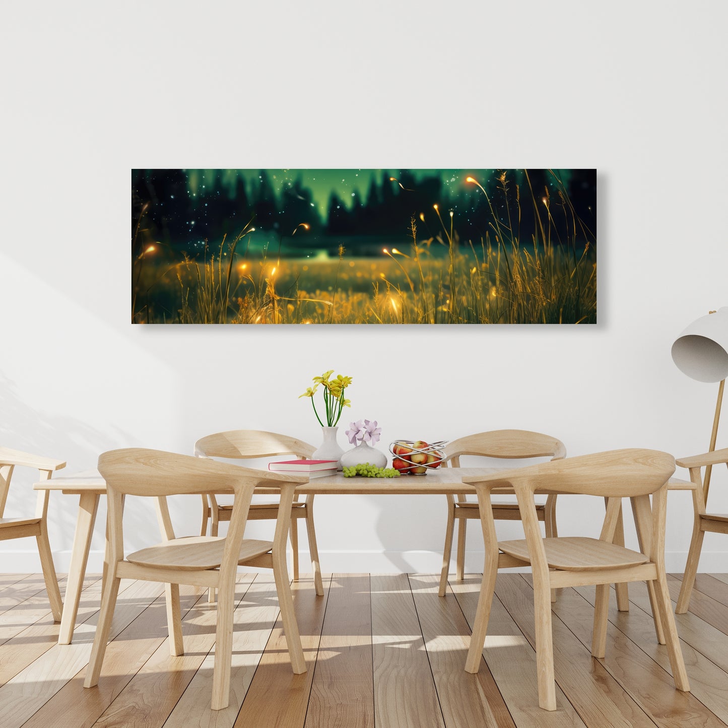 Light in the Dark - Black Canvas Wall Art for Home Decor