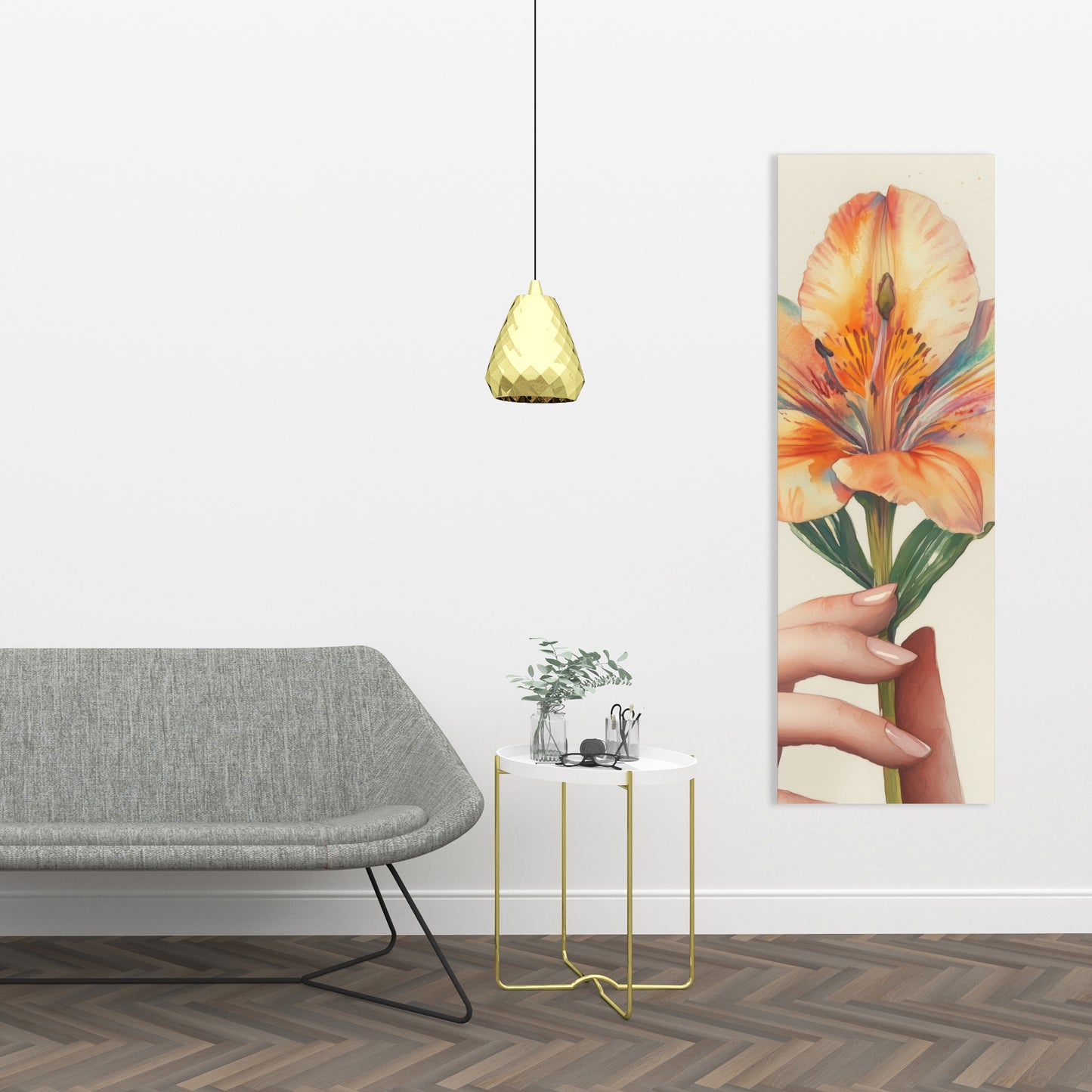 Ahold Orange Canvas for Home Decor - Vibrant Wall Art