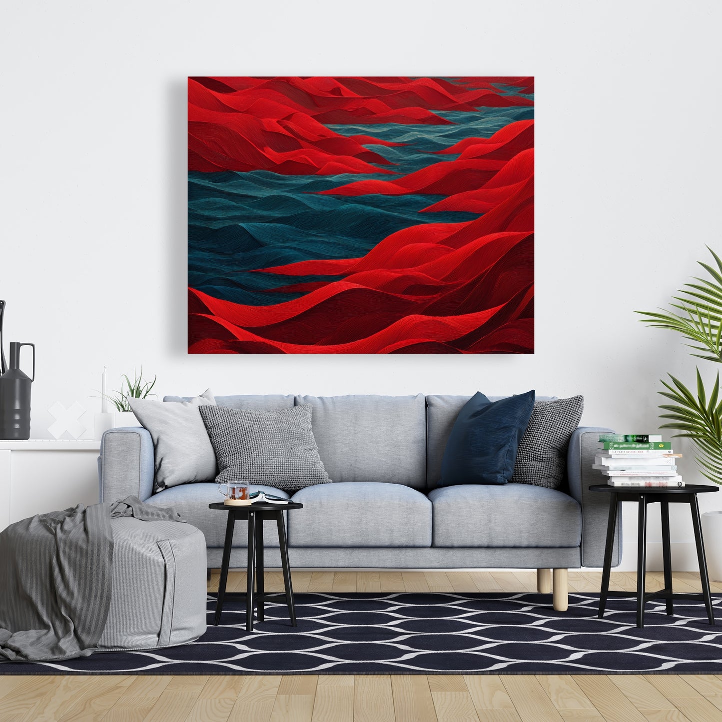 Red Sea - Red Canvas Art for Stunning Home Decor