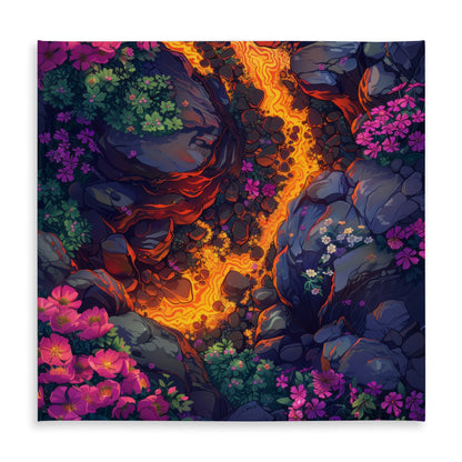 Hot River Indoor Outdoor Tablecloth | Stylish Home Decor