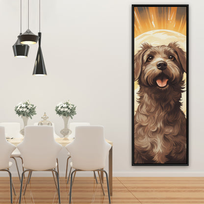 Pupper - 36"x36" Framed canvas