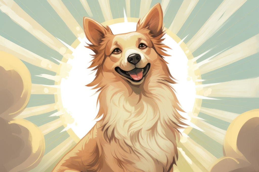 Who's a good boy - Turquoise Metal Print for Home Decor