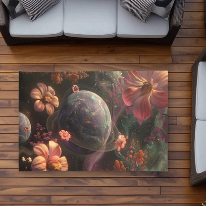 Tapis d'extérieur Floral pour une Décoration Intérieure Élégante