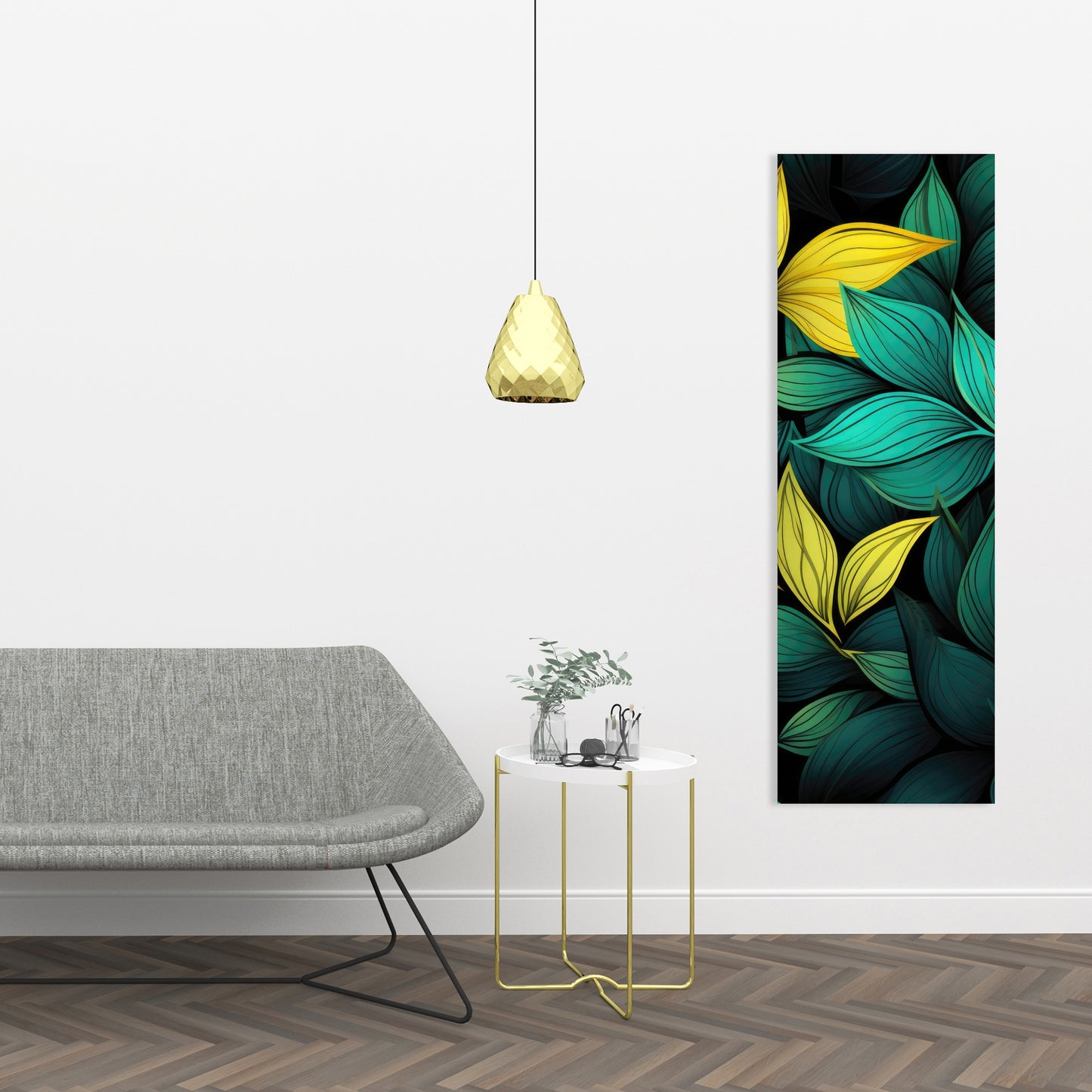 Potent Aroma - Yellow Canvas Art for Home Decor and Style