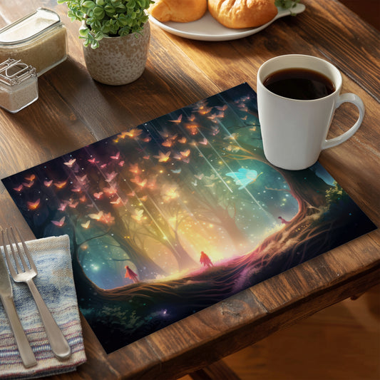 A dream come true - Turquoise Polyester Placemat for Home Decor