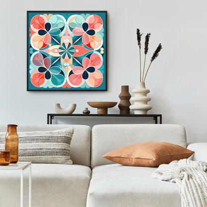 Mandala - 36"x36" Framed canvas