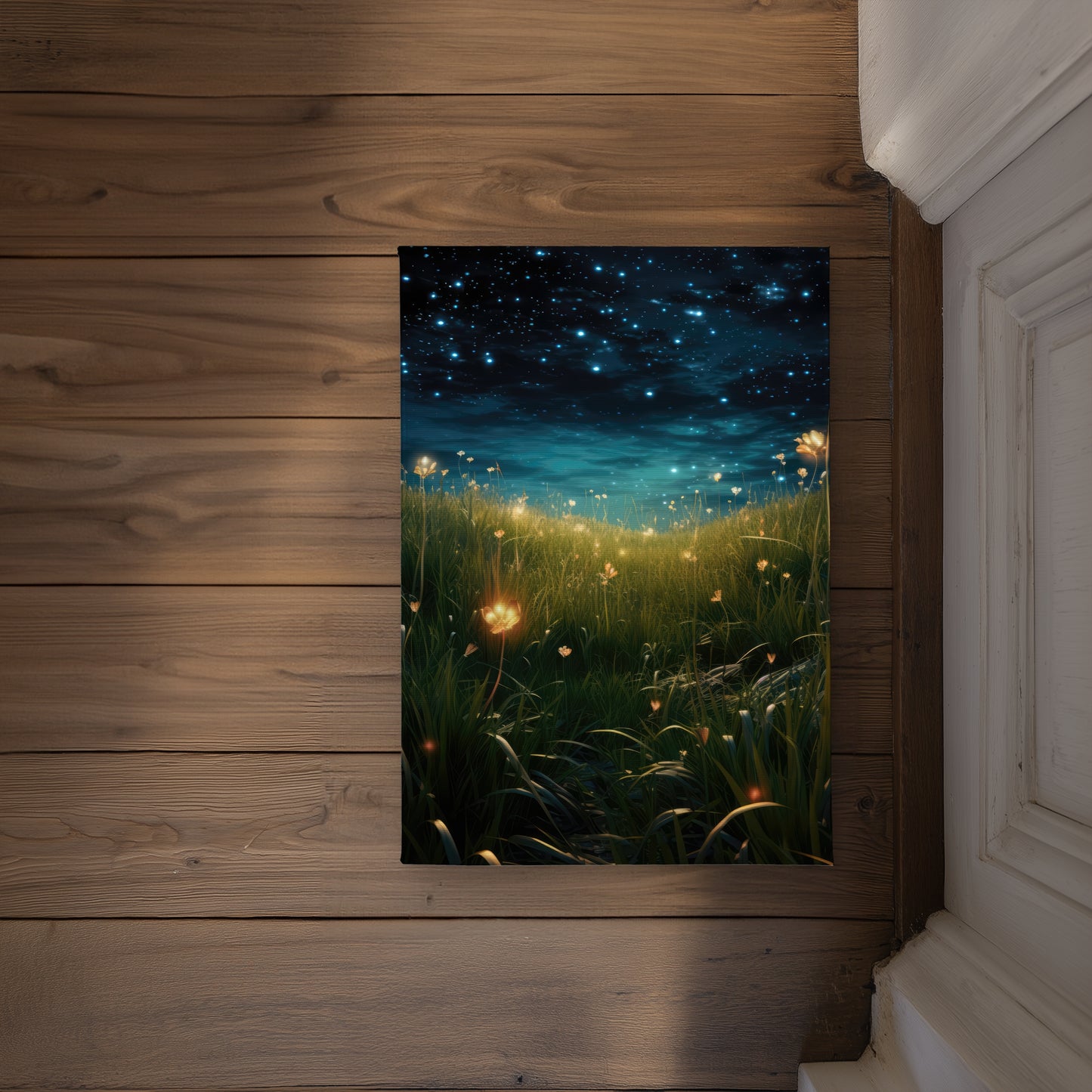 The Night Sky Black Indoor Outdoor Door Mat | Home Decor