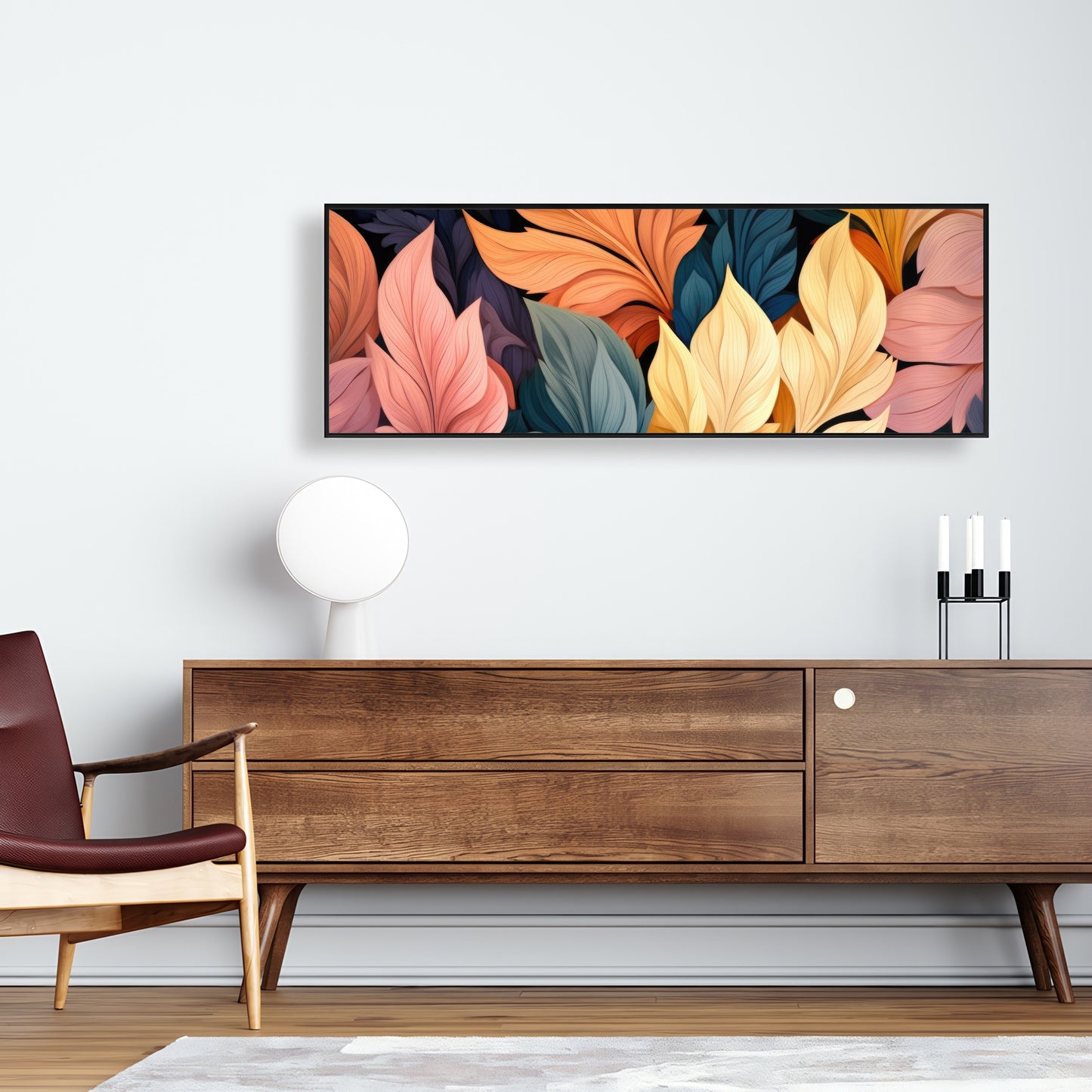 Pastel bloom - 36"x36" Framed canvas