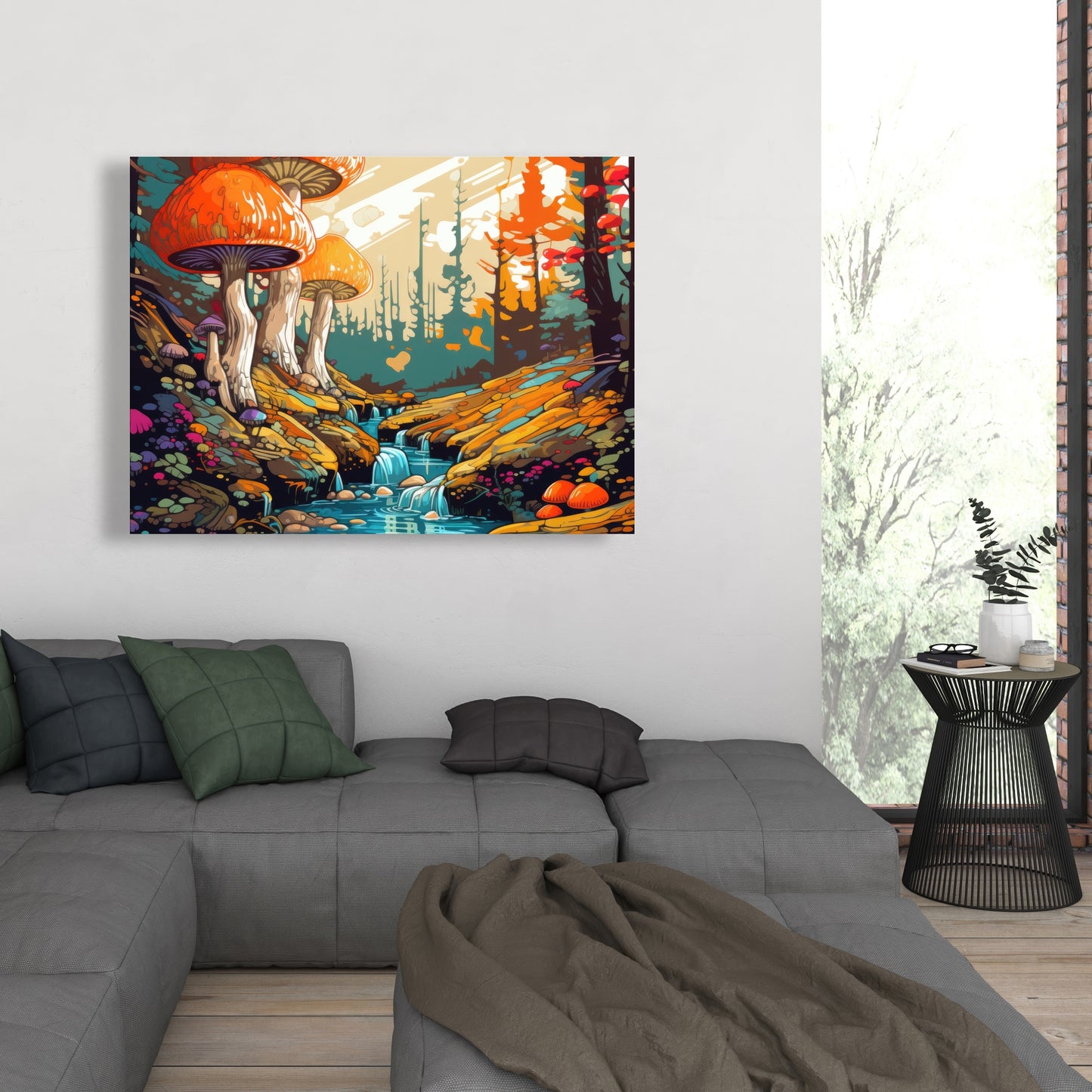 Wisdom Inbound - Red Canvas Art for Stylish Home Decor