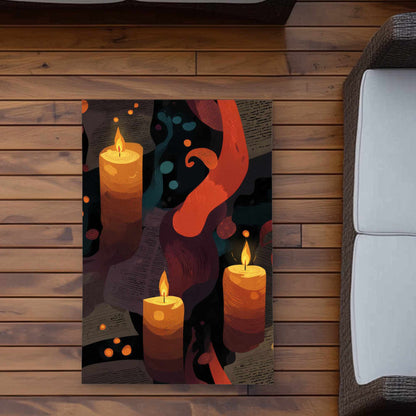 Tapis d'extérieur Whispers in Flame | Décoration d'intérieur élégante
