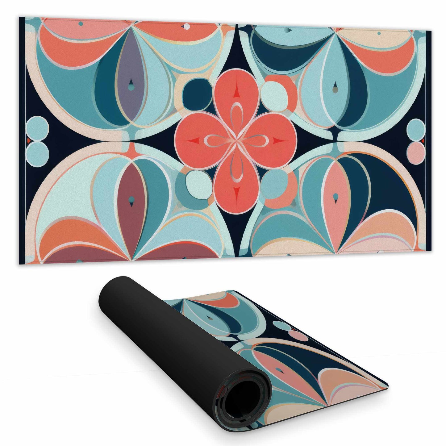 Pastel Mandala Desk Mat - Stylish Home Decor Desk Accessory