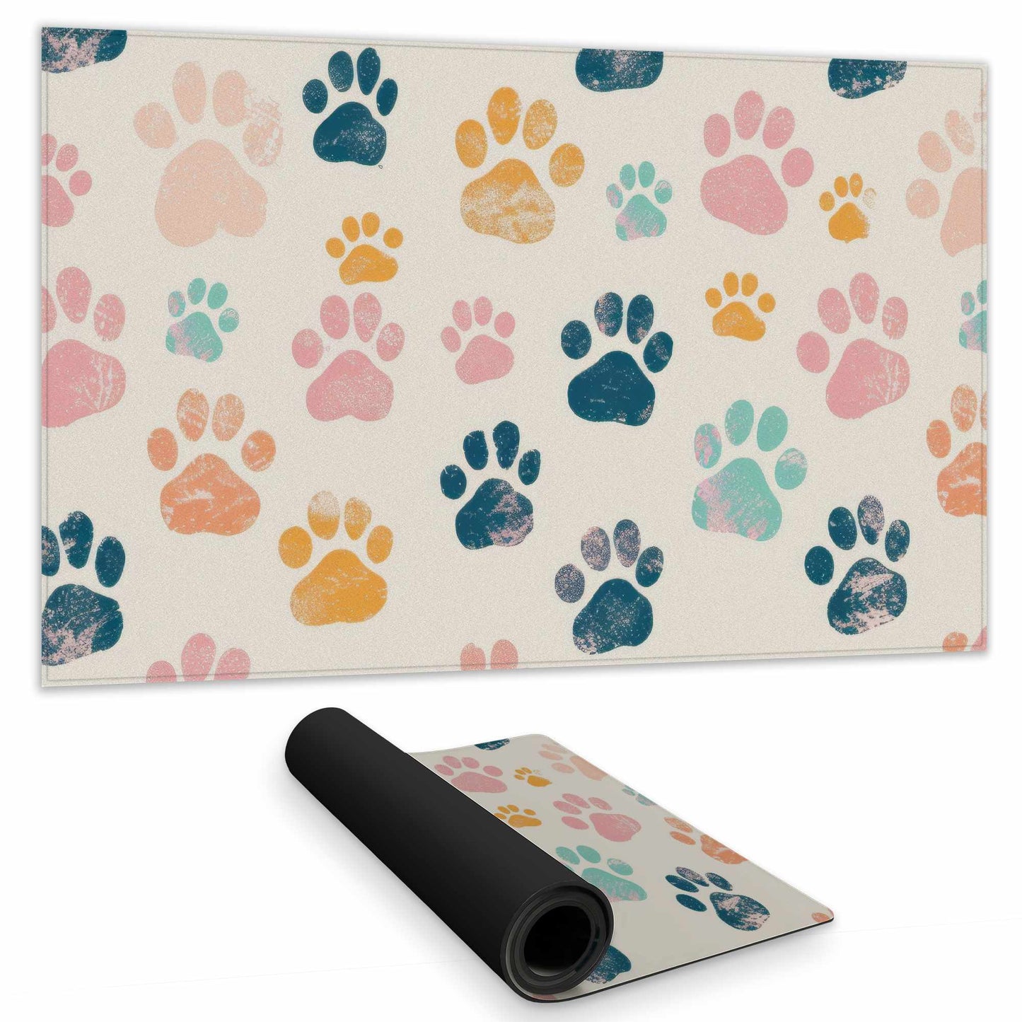 Cute Paws Gaming Mat - Stylish Home Decor Mouse Pad