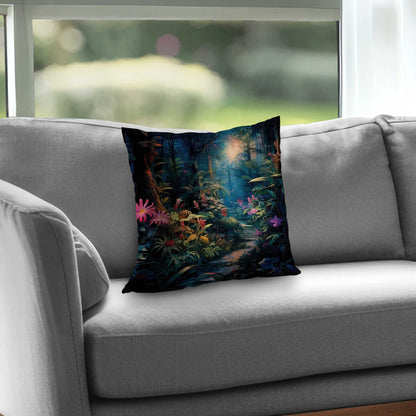Coussin décoratif en sergé de polyester « Against all odds » - Accessoire de décoration intérieure
