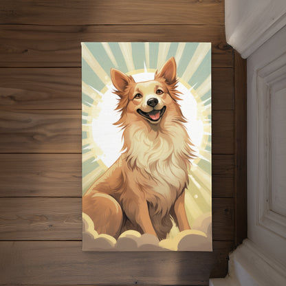 Who's a good boy - Beige Indoor/Outdoor Door Mat