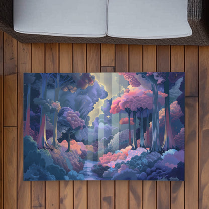 Beams Pink Outdoor Area Rug | Stylish Home Decor Accent