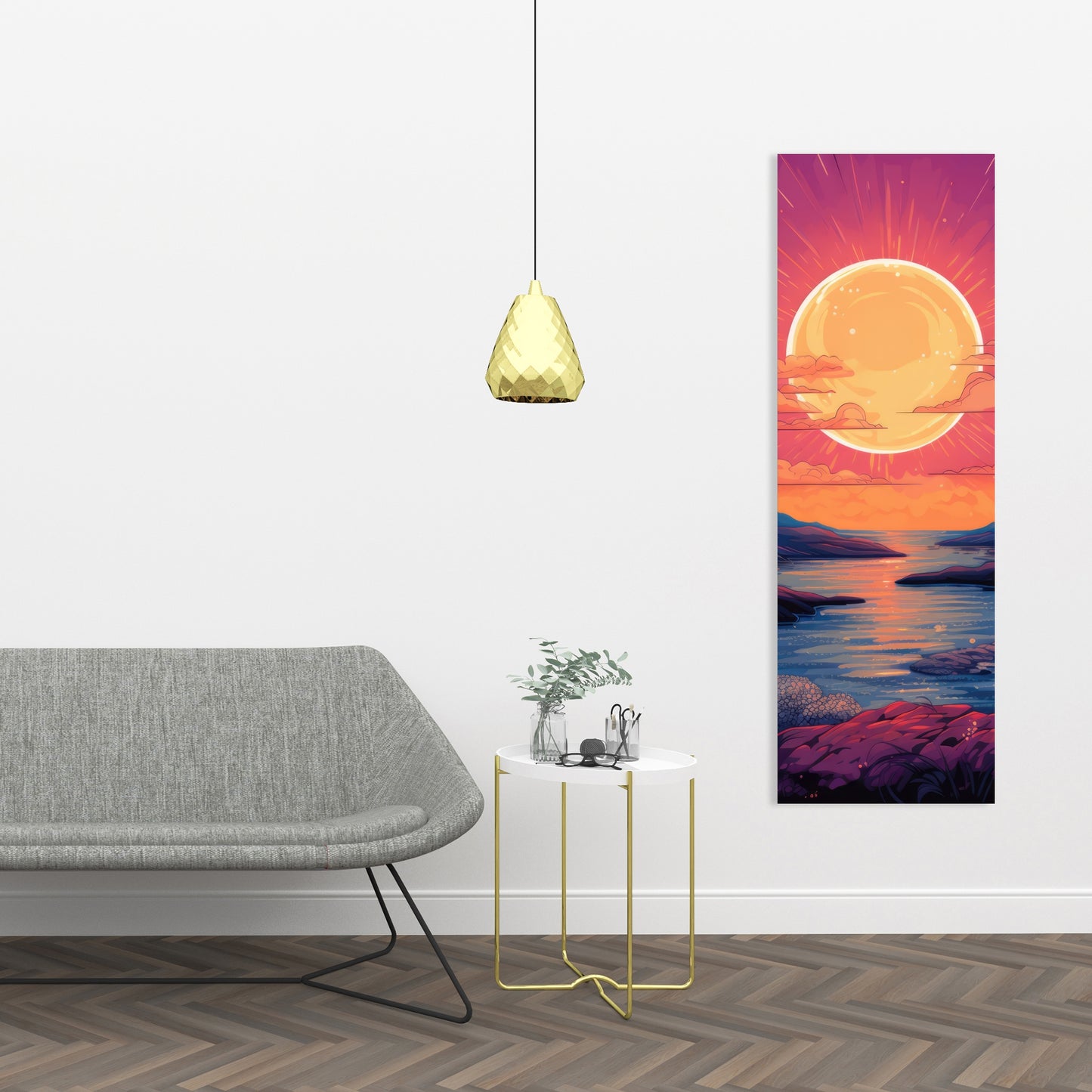 Measure the calm - 32"x32" Canvas
