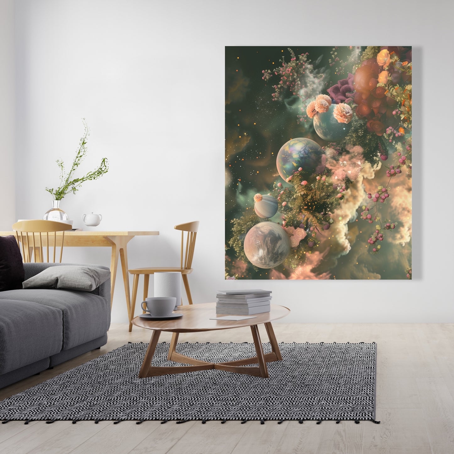 Bloom space - 32"x32" Canvas
